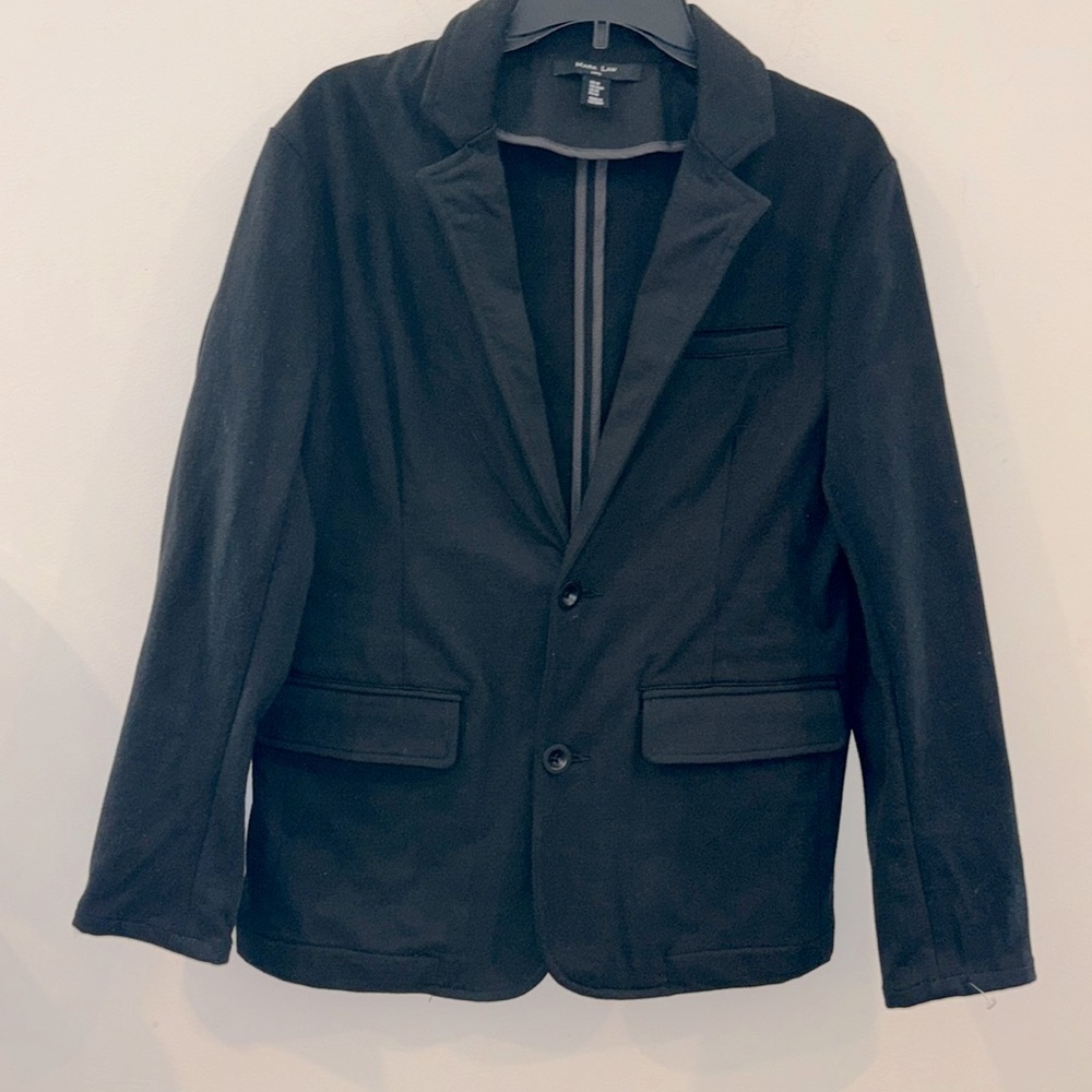 🌺Mark Law Luxury Black Blazer Size M 100% Cotton